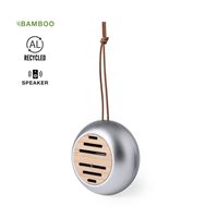 MINI SPEAKER IN BAMBOO E ALLUMINIO RICICLATO